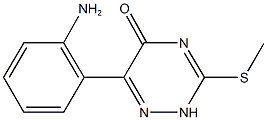 6-(2-aminophenyl)-3-(methylsulfanyl)-1,2,4-triazin-5(4H)-one