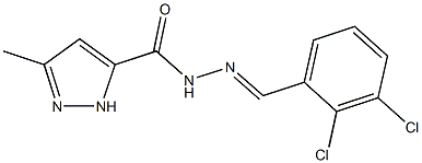 N'-(2,3-dichlorobenzylidene)-3-methyl-1H-pyrazole-5-carbohydrazide