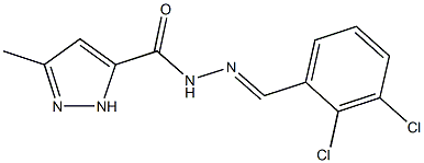 N'-(2,3-dichlorobenzylidene)-3-methyl-1H-pyrazole-5-carbohydrazide|