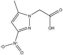 {3-nitro-5-methyl-1H-pyrazol-1-yl}acetic acid Structure