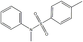 N,4-dimethyl-N-phenylbenzenesulfonamide 化学構造式