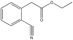 ethyl (2-cyanophenyl)acetate 结构式