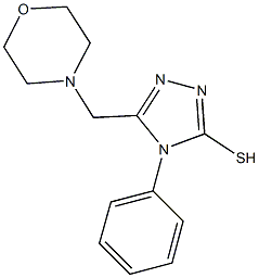 5-(4-morpholinylmethyl)-4-phenyl-4H-1,2,4-triazol-3-yl hydrosulfide