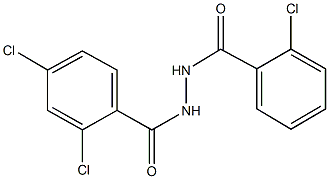 2-chloro-N'-(2,4-dichlorobenzoyl)benzohydrazide 结构式