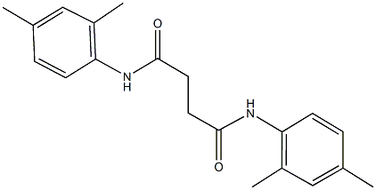 N~1~,N~4~-bis(2,4-dimethylphenyl)succinamide 结构式