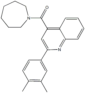 4-(1-azepanylcarbonyl)-2-(3,4-dimethylphenyl)quinoline