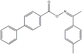 1-(4-methylphenyl)ethanone O-([1,1'-biphenyl]-4-ylcarbonyl)oxime