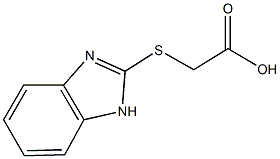 (1H-benzimidazol-2-ylsulfanyl)acetic acid Structure