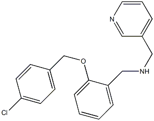 N-{2-[(4-chlorobenzyl)oxy]benzyl}-N-(3-pyridinylmethyl)amine