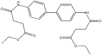 ethyl 4-({4'-[(4-ethoxy-4-oxobutanoyl)amino][1,1'-biphenyl]-4-yl}amino)-4-oxobutanoate