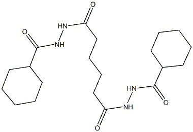 N'-{6-[2-(cyclohexylcarbonyl)hydrazino]-6-oxohexanoyl}cyclohexanecarbohydrazide,,结构式