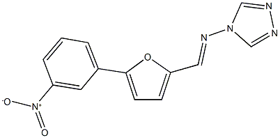  4-{[(5-{3-nitrophenyl}-2-furyl)methylene]amino}-4H-1,2,4-triazole