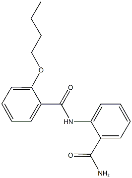 2-[(2-butoxybenzoyl)amino]benzamide Structure