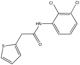N-(2,3-dichlorophenyl)-2-(2-thienyl)acetamide Struktur