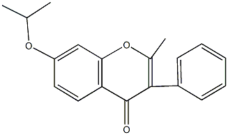  2-methyl-7-[(1-methylethyl)oxy]-3-phenyl-4H-chromen-4-one