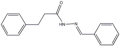 N'-benzylidene-3-phenylpropanohydrazide Struktur