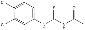 N-acetyl-N'-(3,4-dichlorophenyl)thiourea,,结构式