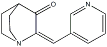  2-(pyridin-3-ylmethylene)quinuclidin-3-one