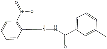 N'-{2-nitrophenyl}-3-methylbenzohydrazide Structure