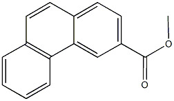 methyl 3-phenanthrenecarboxylate 结构式
