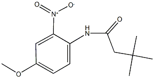 N-{2-nitro-4-methoxyphenyl}-3,3-dimethylbutanamide