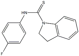 N-(4-fluorophenyl)indoline-1-carbothioamide Structure