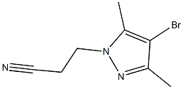 3-(4-bromo-3,5-dimethyl-1H-pyrazol-1-yl)propanenitrile