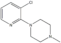 1-(3-chloro-2-pyridinyl)-4-methylpiperazine,,结构式