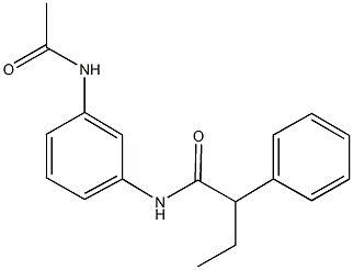 N-[3-(acetylamino)phenyl]-2-phenylbutanamide|