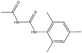 N-acetyl-N'-mesitylthiourea Structure
