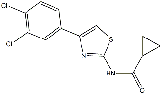 N-[4-(3,4-dichlorophenyl)-1,3-thiazol-2-yl]cyclopropanecarboxamide|