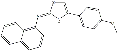 4-(4-methoxyphenyl)-N-(1-naphthyl)-1,3-thiazol-2-amine