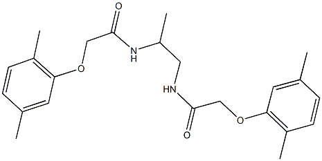  2-(2,5-dimethylphenoxy)-N-(2-{[(2,5-dimethylphenoxy)acetyl]amino}-1-methylethyl)acetamide