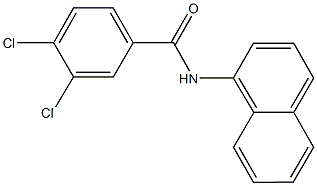 3,4-dichloro-N-(1-naphthyl)benzamide,,结构式