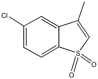 5-chloro-3-methyl-1-benzothiophene 1,1-dioxide Structure