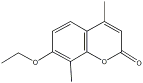 7-ethoxy-4,8-dimethyl-2H-chromen-2-one Structure
