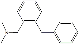 N-(2-benzylbenzyl)-N,N-dimethylamine Struktur