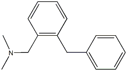 N-(2-benzylbenzyl)-N,N-dimethylamine Structure