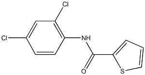 N-(2,4-dichlorophenyl)-2-thiophenecarboxamide Struktur