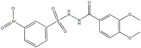 N'-(3,4-dimethoxybenzoyl)-3-nitrobenzenesulfonohydrazide