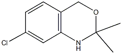 7-chloro-2,2-dimethyl-1,4-dihydro-2H-3,1-benzoxazine,,结构式