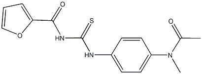 N-(4-{[(2-furoylamino)carbothioyl]amino}phenyl)-N-methylacetamide