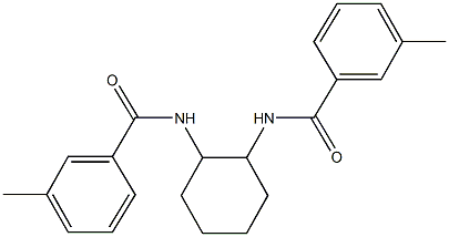 3-methyl-N-{2-[(3-methylbenzoyl)amino]cyclohexyl}benzamide Structure