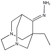 1-ethyl-3,6-diazatricyclo[4.3.1.1~3,8~]undecan-9-one hydrazone Structure