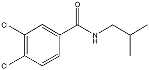 3,4-dichloro-N-isobutylbenzamide Struktur