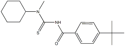 N'-(4-tert-butylbenzoyl)-N-cyclohexyl-N-methylthiourea