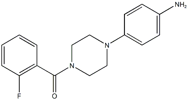 4-[4-(2-fluorobenzoyl)-1-piperazinyl]phenylamine