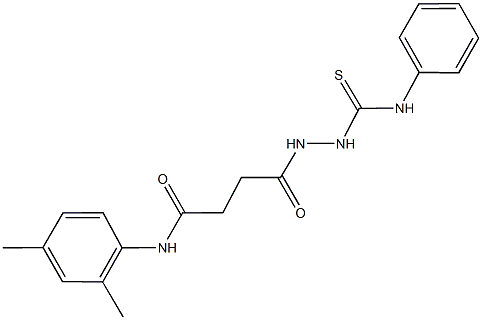 4-[2-(anilinocarbothioyl)hydrazino]-N-(2,4-dimethylphenyl)-4-oxobutanamide