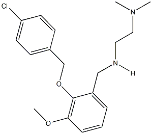  N-{2-[(4-chlorobenzyl)oxy]-3-methoxybenzyl}-N-[2-(dimethylamino)ethyl]amine