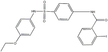 N-{4-[(4-ethoxyanilino)sulfonyl]phenyl}-2-iodobenzamide Structure